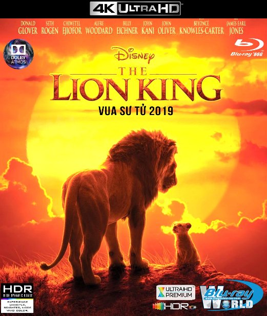 4KUHD-489. The Lion King 2019 - Vua Sư Tử 4K-66G (TRUE- HD 7.1 DOLBY ATMOS - HDR 10+)